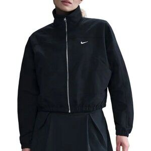 NWT Nike Women's Small Everything Woven Black Athletic Athleisure Nylon Jacket